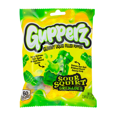 Gupperz Sour Squirt Grenades - 2.54oz