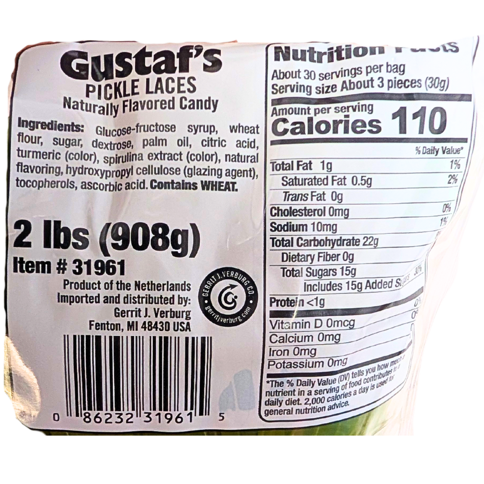 Gustaf's Pickle Laces - 2lb
