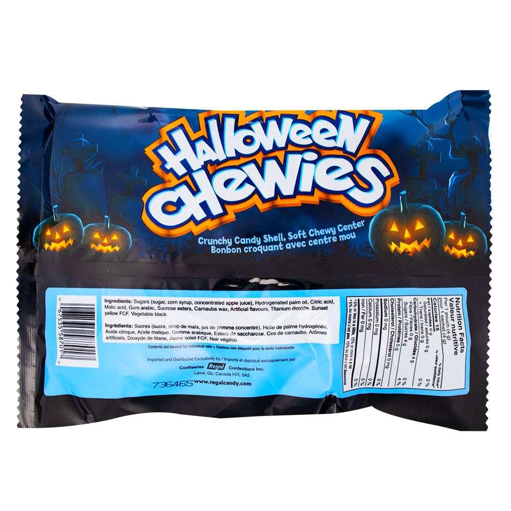 Halloween Chewies 50ct - 200g  Nutrition Facts Ingredients