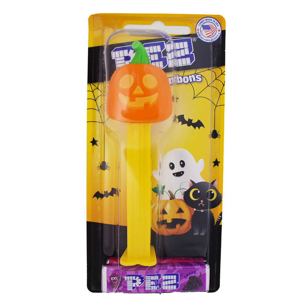 Pez Halloween Pumpkin Jack-O-Lantern - Pez Candy - Pez Dispenser - Halloween Candy