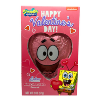 Spongebob Valentine's Chocolate Heart - 2oz Patrick Foil