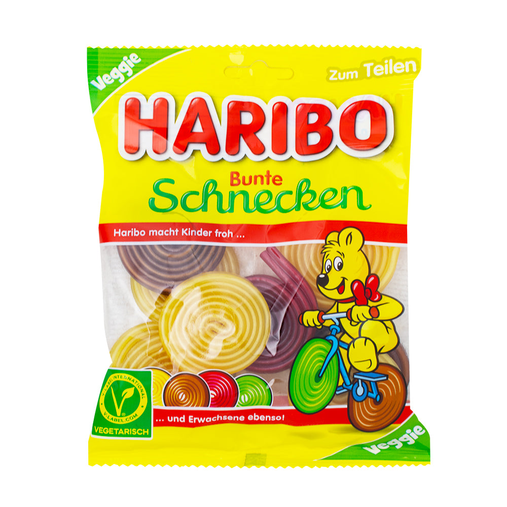 Haribo Euro Bunte Schnecken Candy - 160g