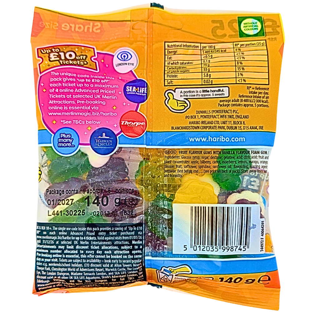 Haribo Buzzy Bees (UK) - 140g
