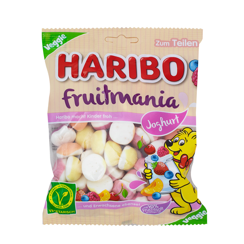 Haribo Euro Fruitmania Joghurt Candy - 160g