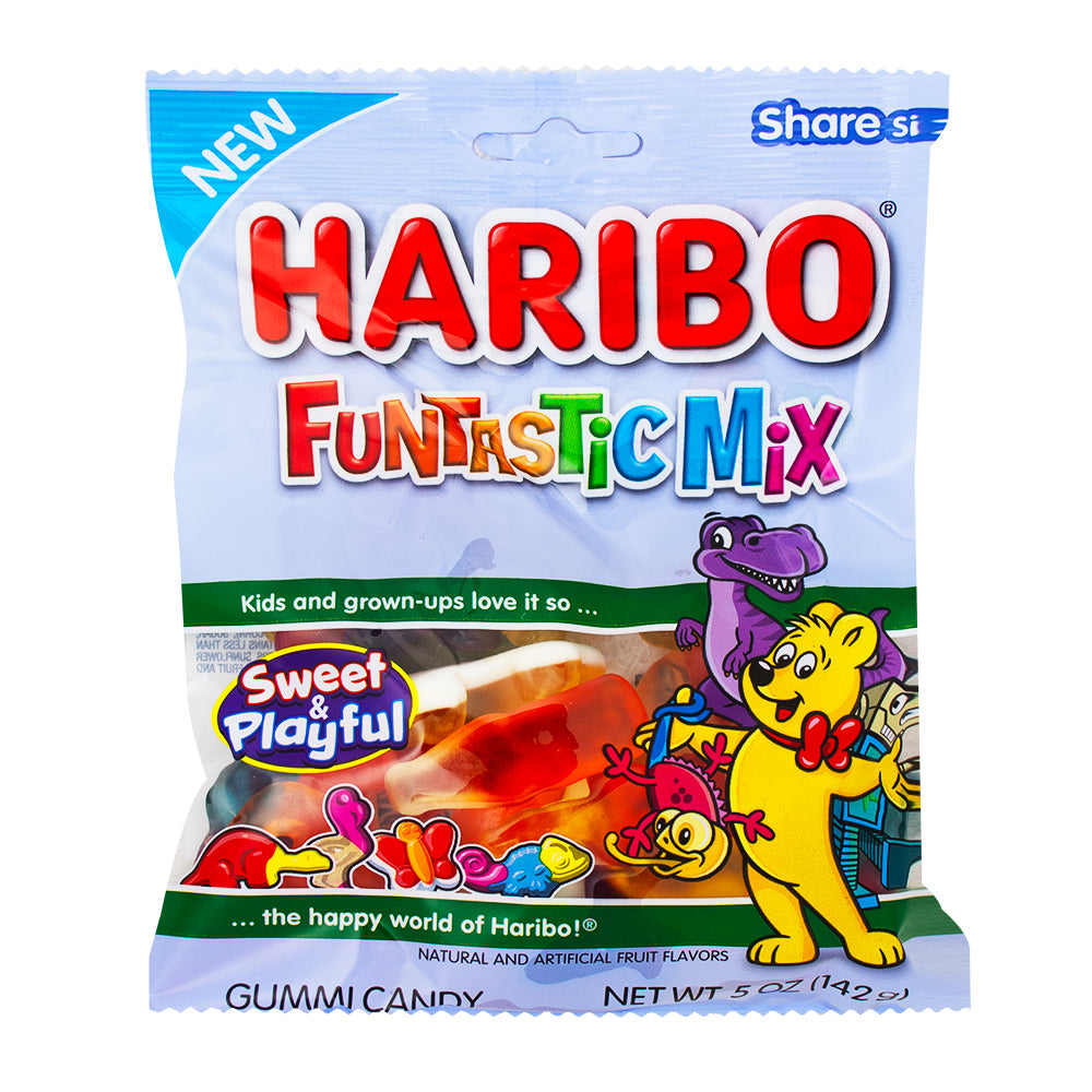 Haribo Funtastic Mix Gummy Candy - 5oz | Candy Funhouse – Candy Funhouse CA