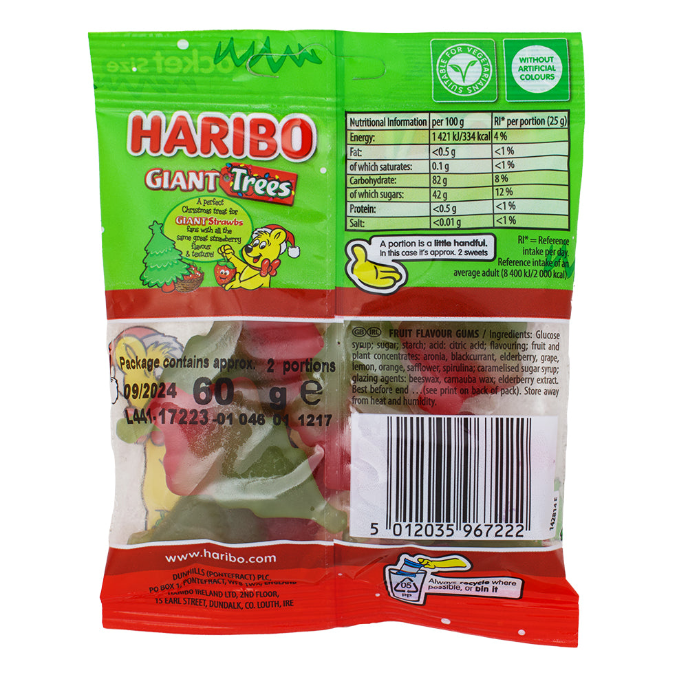 Haribo Giant Trees - 60g | Candy Funhouse