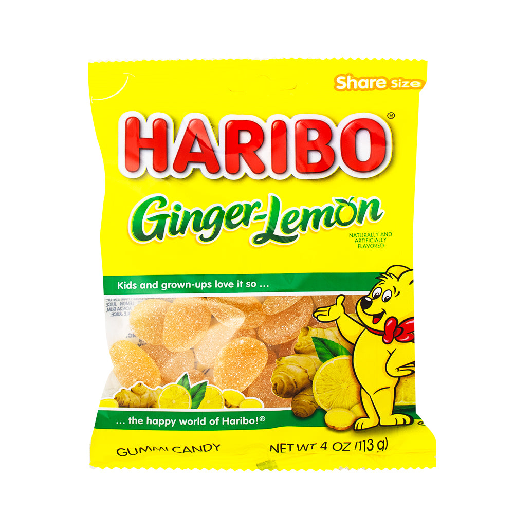 Haribo Ginger Lemon Candy - 4oz.