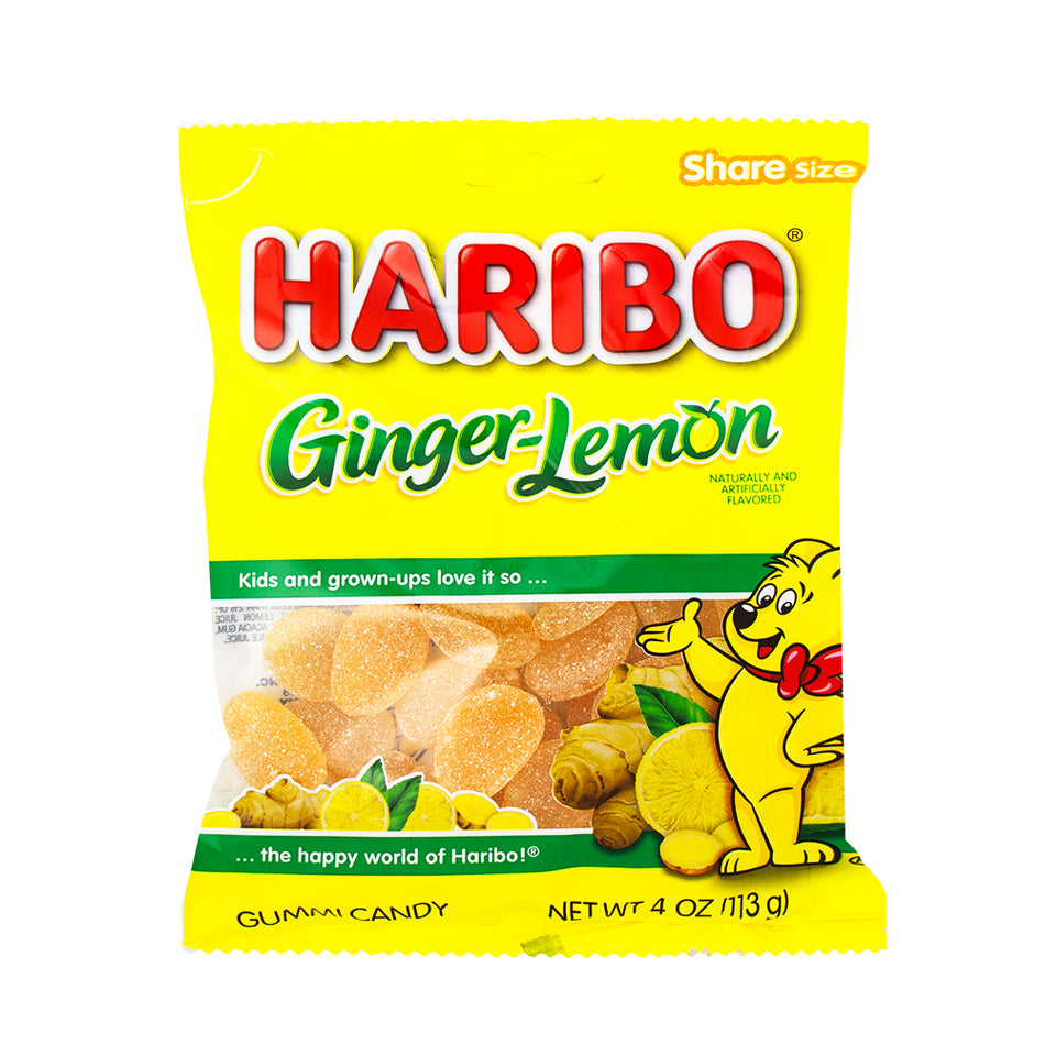 Haribo Ginger Lemon Candy - 4oz.