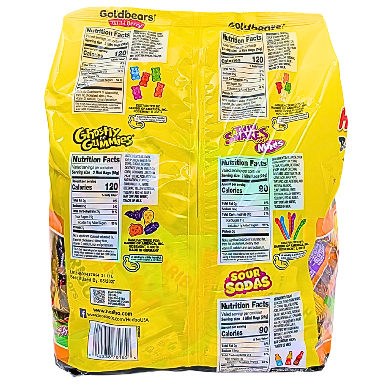 Haribo Halloween Best on the Block Goldbears - 64.7oz