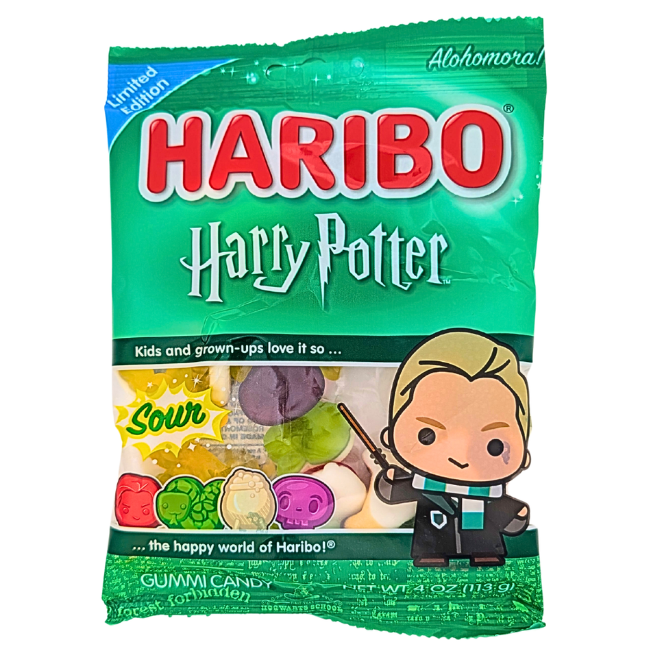 Haribo Harry Potter Sour Draco Malfoy - 4oz