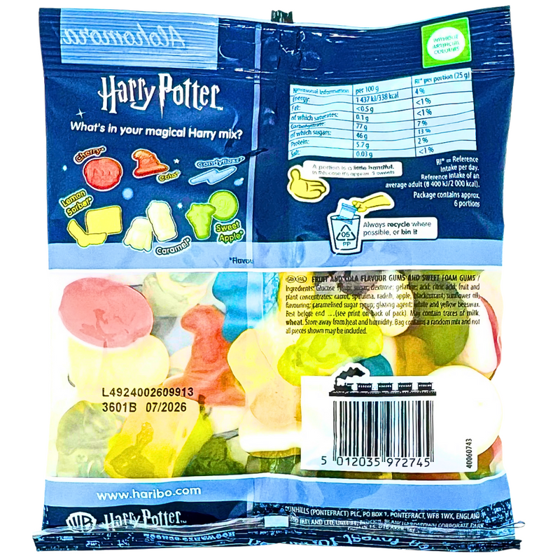 Haribo Harry Potter (UK) - 160g | Candy Funhouse – Candy Funhouse CA