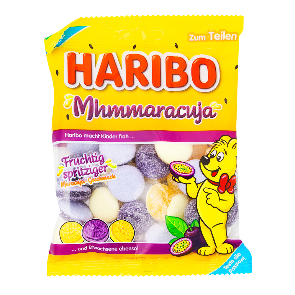 Haribo Maracuja (Germany)- 160g - Haribo - Haribo Gummy - Haribo Candy - Haribo Maracuja - Haribo Gummies