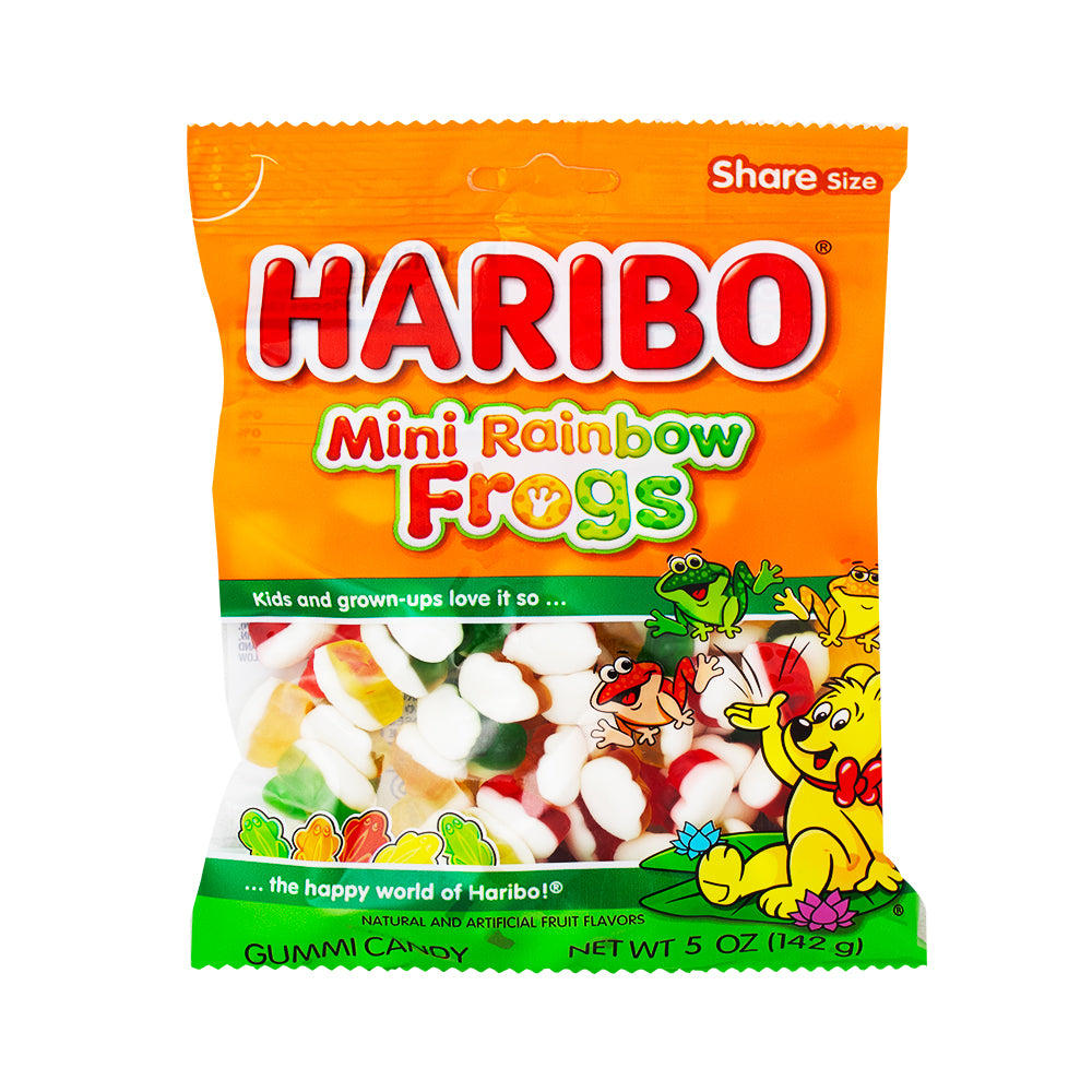 Haribo Mini Rainbow Frogs Gummy Candies | Retro Candy – Candy Funhouse CA