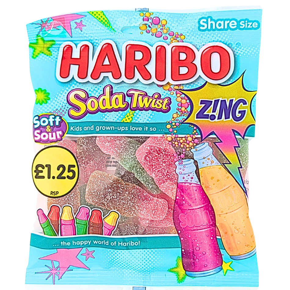 Haribo Soda Twist (UK) - 140g