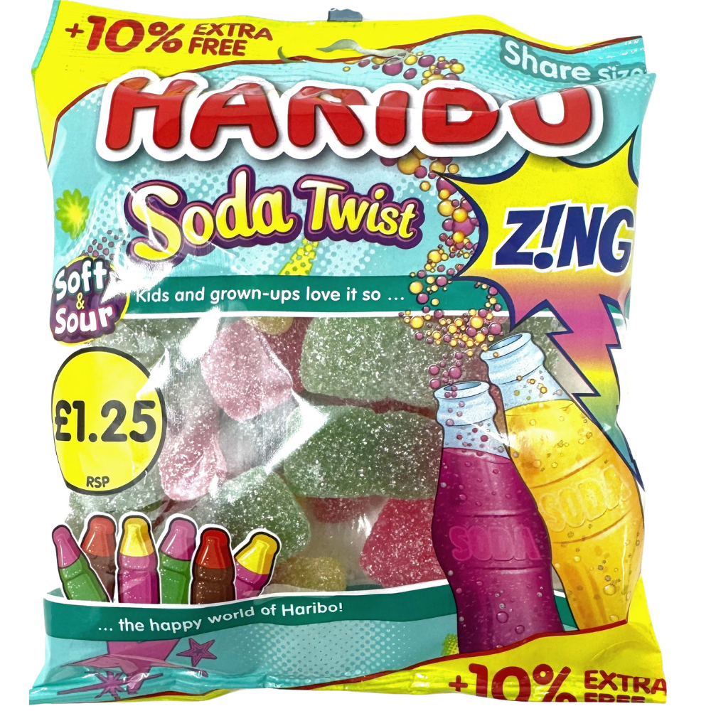 Haribo Soda Twist (UK) - 176g