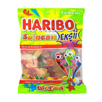 Haribo Halal Sour Fizz Worms  - 70g