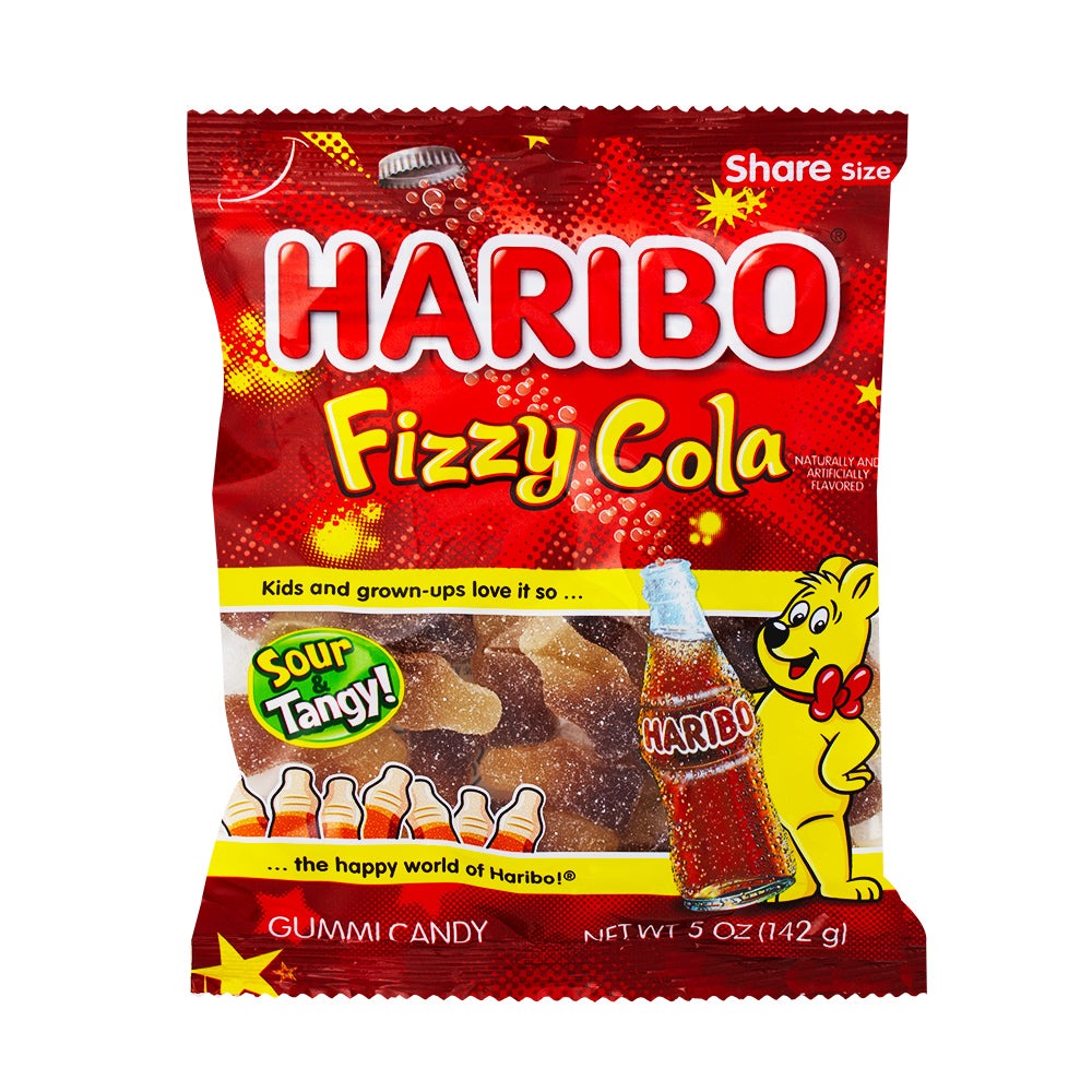 Haribo Fizzy Cola Gummy Candy - 5oz