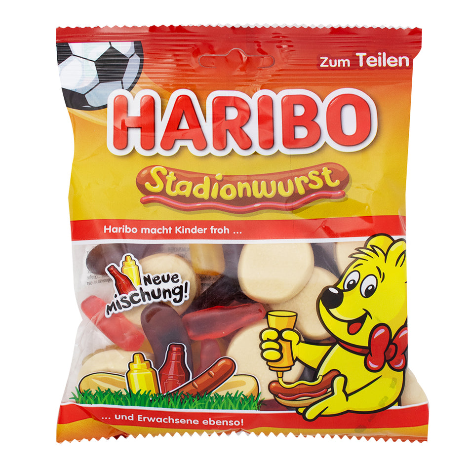 Haribo Stadionwurst (Germany) - 175g - Haribo - Haribo Candy - Haribo Gummy - Haribo Gummies