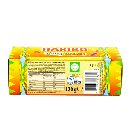 Haribo Tangfastics Sour Mix Gift Box (UK) - 120g  Nutrition Facts Ingredients
