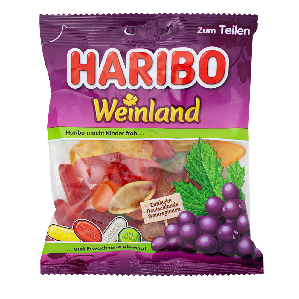 Haribo Euro Weinland Wine Gums - 175g