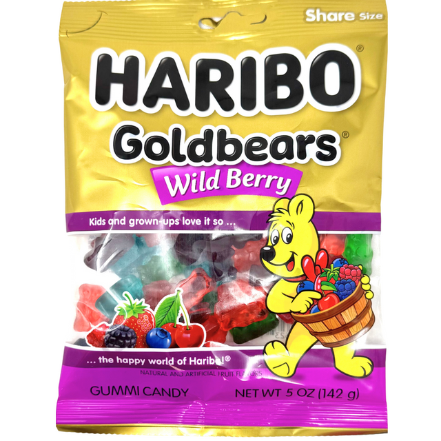 Haribo Wild Berry - 5oz