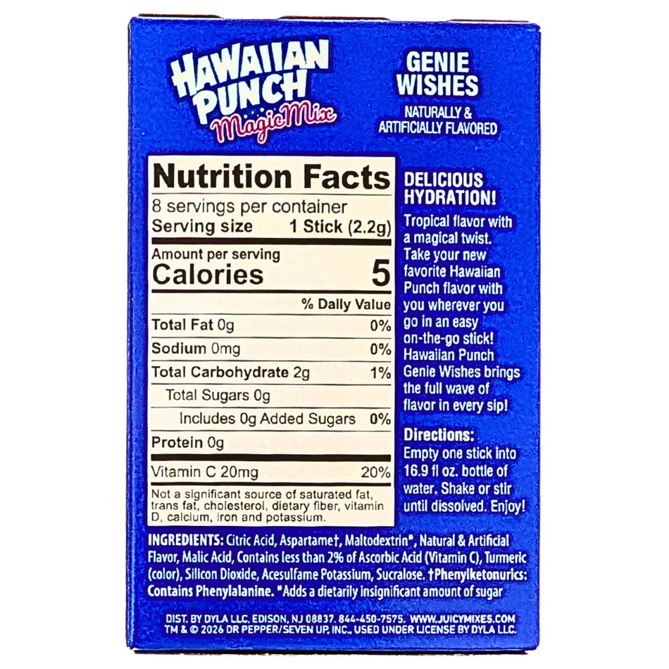 Hawaiian Punch Magic Mix Genie Wishes Single To Go