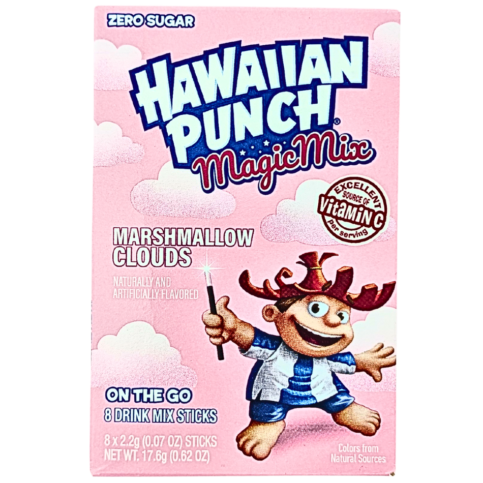 Hawaiian Punch Singles To Go Zero Sugar - Magic Mix Marshmallow Clouds - 17.6g