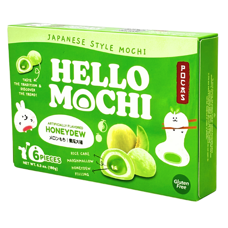 Hello Mochi Honeydew - 6.3oz Angled