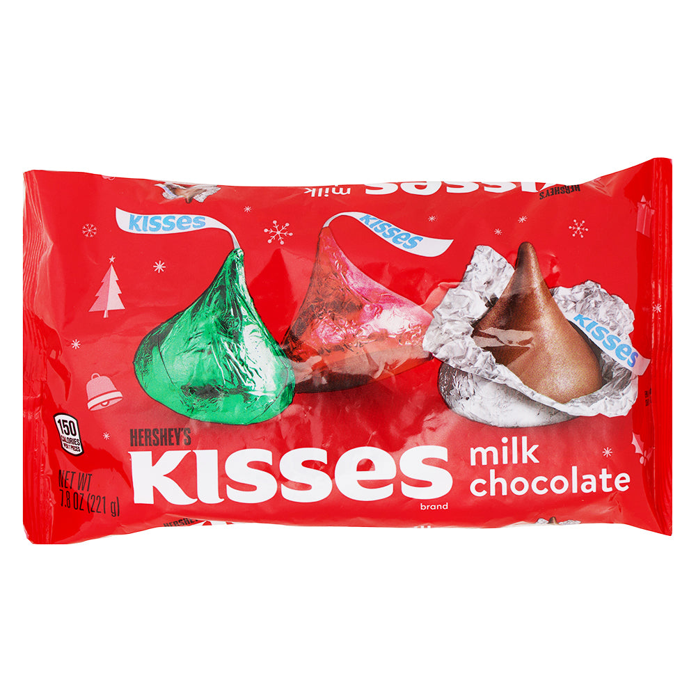 Hershey Kisses Christmas - 7.8oz - Holiday Candy - Holiday Chocolate - Hershey's Kisses - Christmas Hershey's Kisses