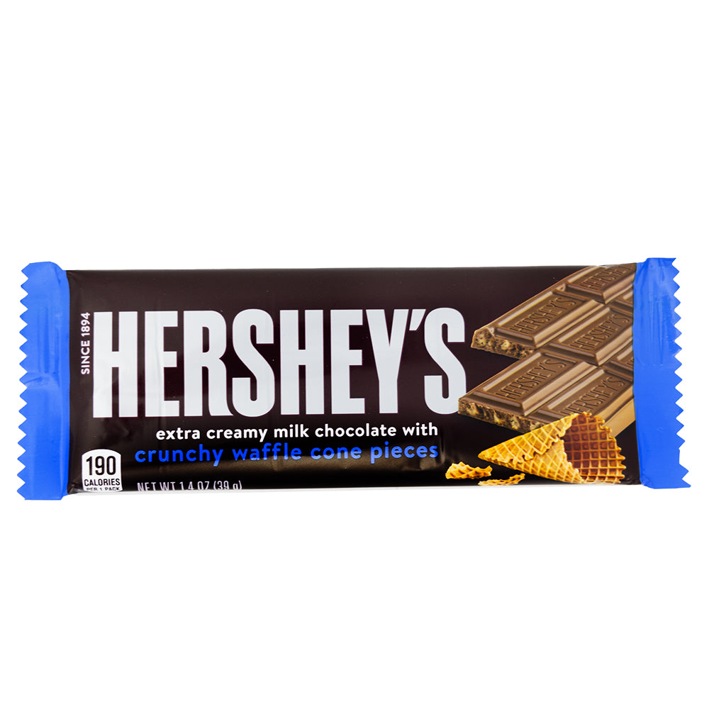 Hershey's Chocolate With Crunchy Waffle Cone Pieces - 1.4oz - Hershey’s - Hersheys - Hershey’s Chocolate - Hersheys Milk Chocolate