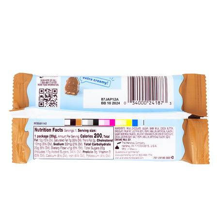 Hershey's Milklicious - 1.4oz Nutrition Facts Ingredients - Hershey’s - Hershey’s Chocolate - Hershey’s Milklicious - Hershey’s Chocolate Bar 
