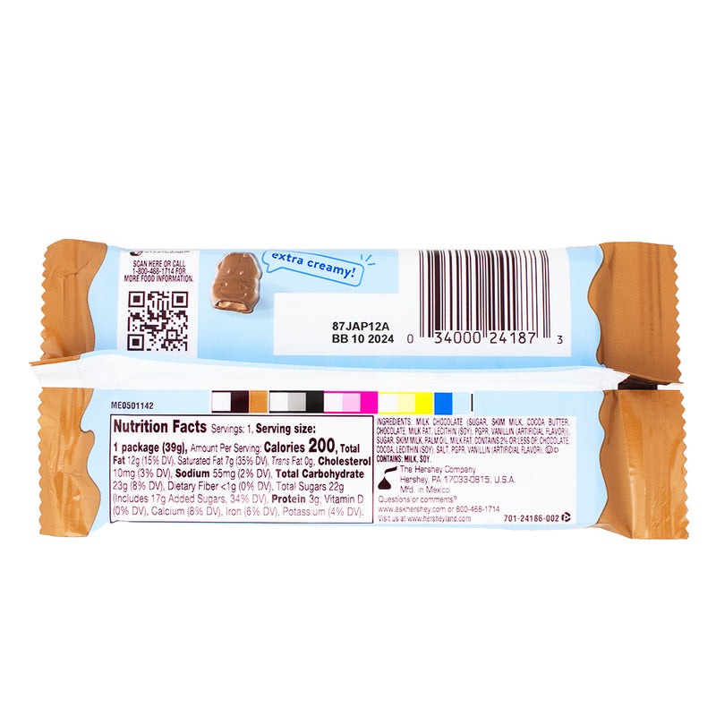 Hershey's Milklicious - 1.4oz Nutrition Facts Ingredients - Hershey’s - Hershey’s Chocolate - Hershey’s Milklicious - Hershey’s Chocolate Bar 