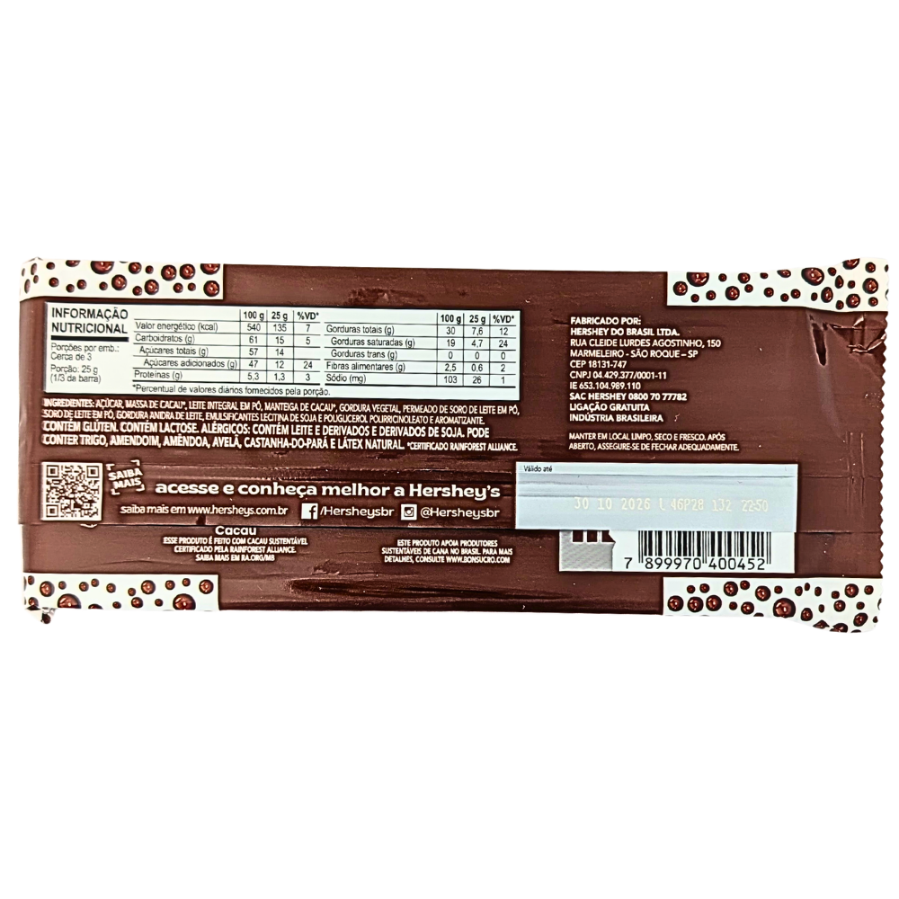 Brazil Hershey's Aero Bar - 85g (Brazil)