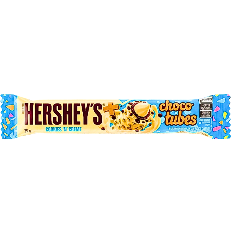 Hershey's Cookies 'n' Cream Choco Tubes (Brazil) - 25g