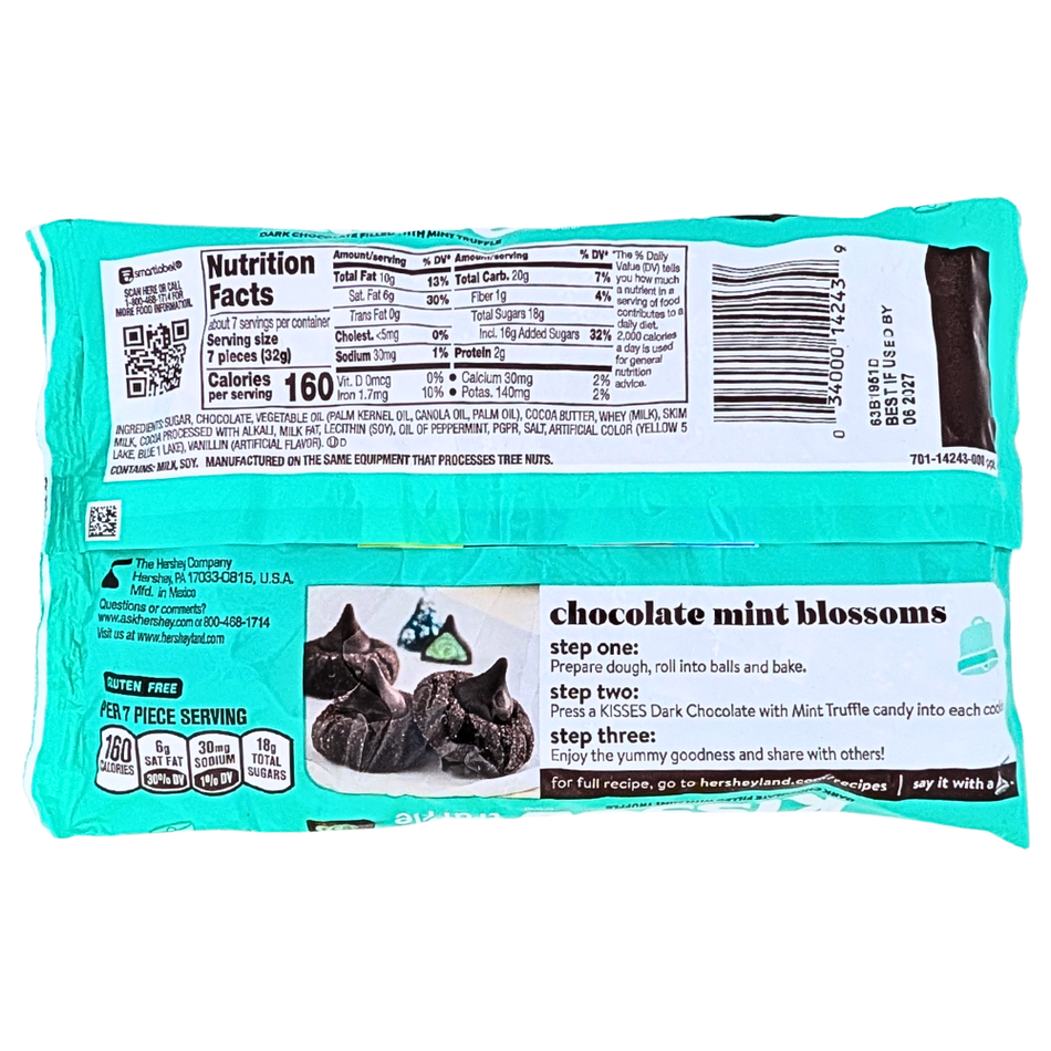 Christmas Hershey's Kisses Mint Truffle - 8.2oz