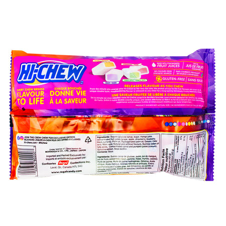 Hi-Chew Fruity Flavours - 75ct  Nutrition Facts Ingredients