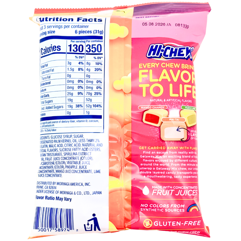 Hi-Chew Getaway Mix Peg Bag - 3oz