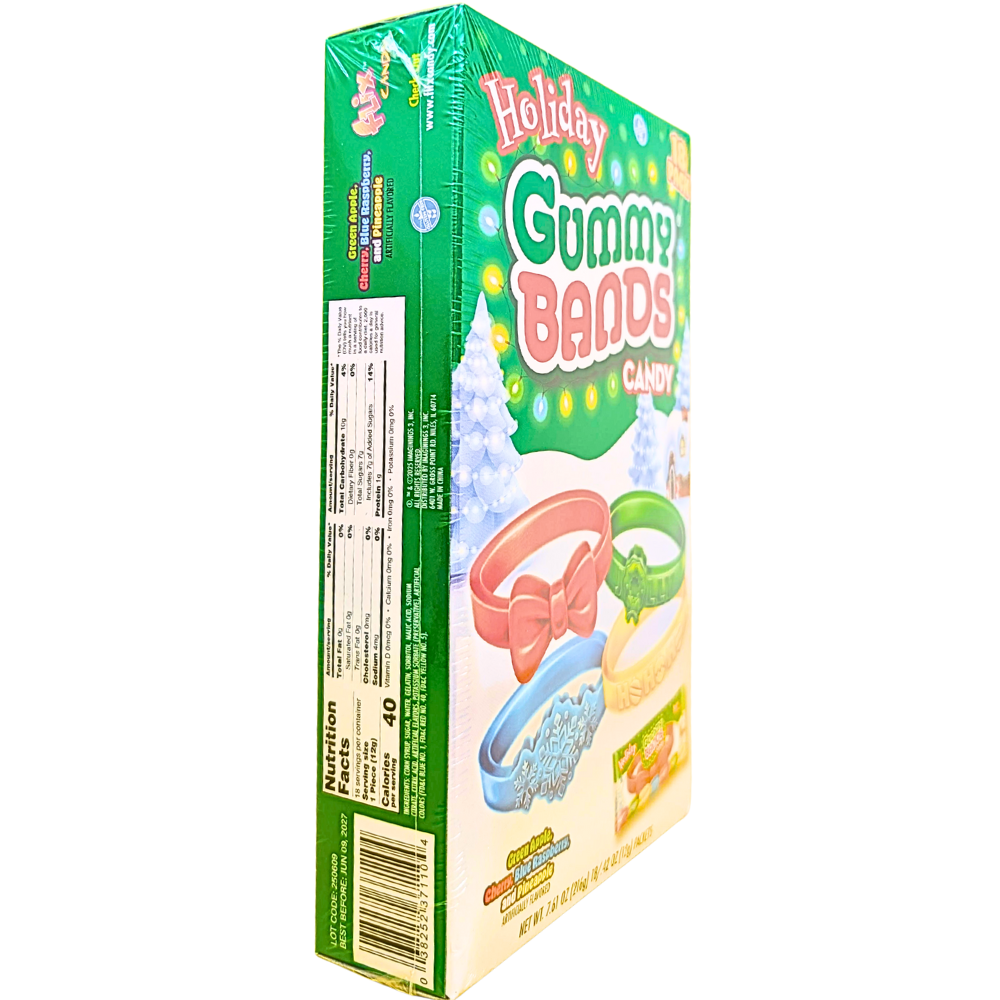 Holiday Gummy Bands Candy - 9.5oz