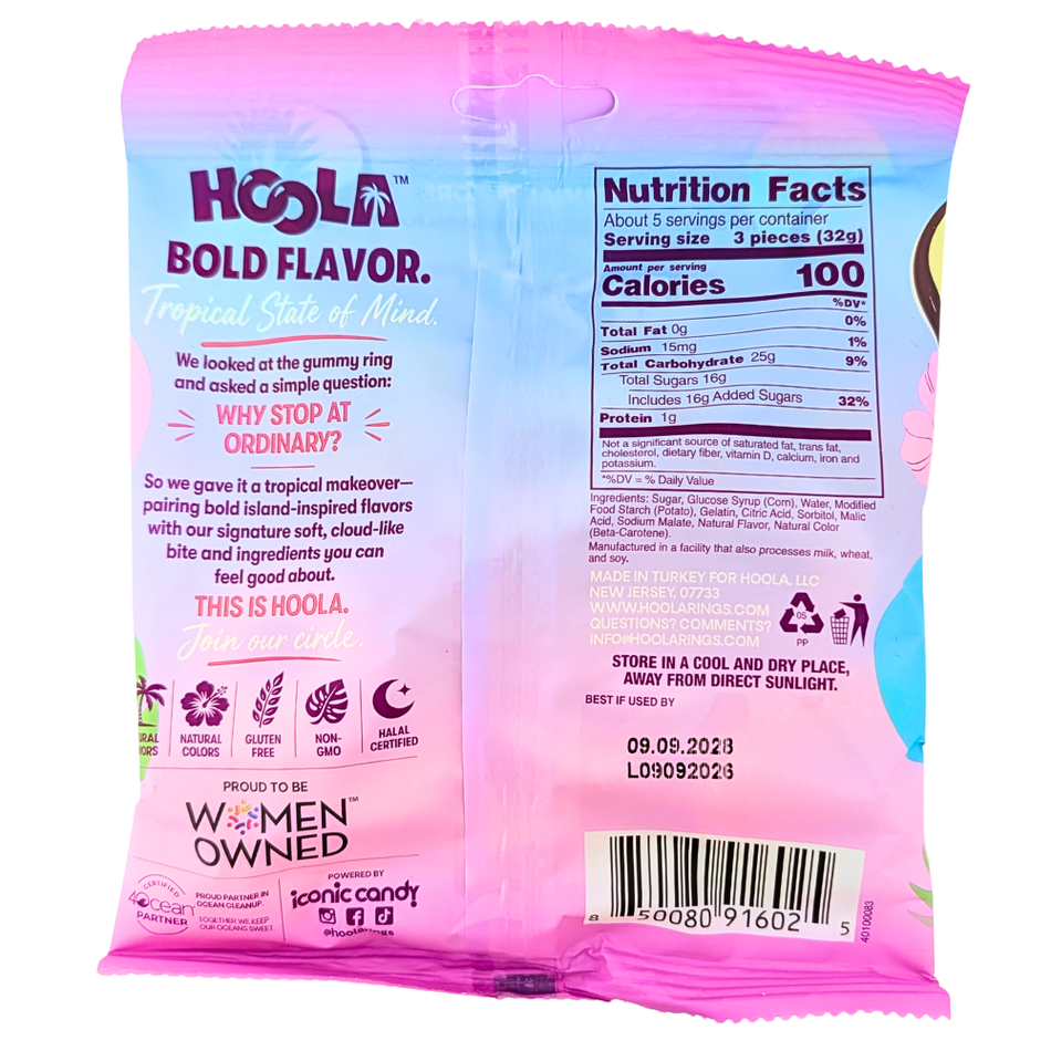 Hoola Pina Colada Rings - 6oz