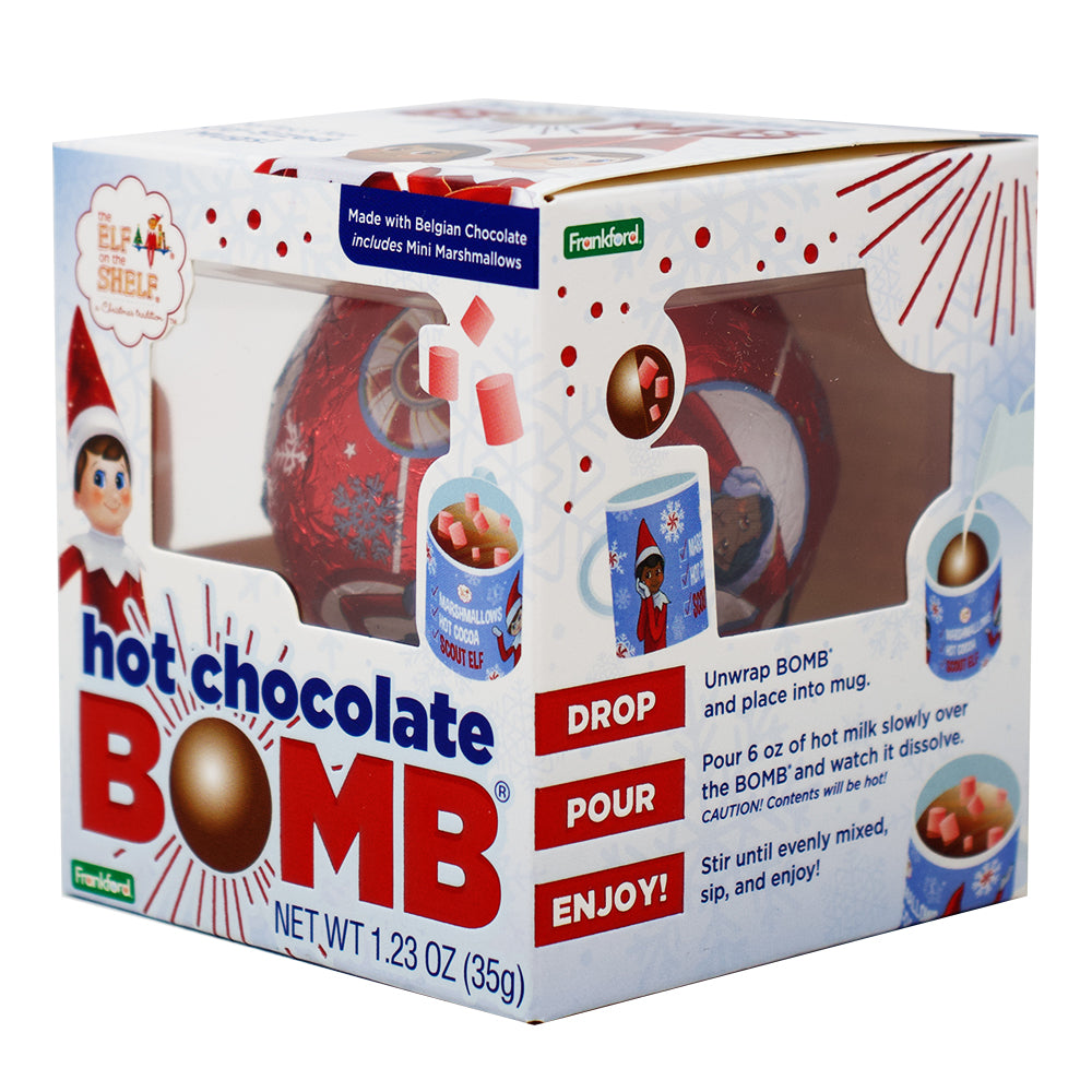 Frankford Elf on the Shelf Hot Chocolate Bomb - 1.23oz  - Hot Chocolate Bomb - Secret Santa - Elf on the Shelf