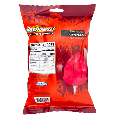 Hot Tamales Cotton Candy - 3oz  Nutrition Facts Ingredients - Cotton Candy - Hot Tamales - Hot Tamales Candy