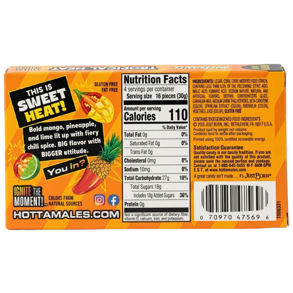Hot Tamales Tropical Heat - 4.25oz