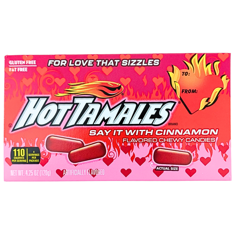 Hot Tamales Valentine Theatre Box - 4.25oz