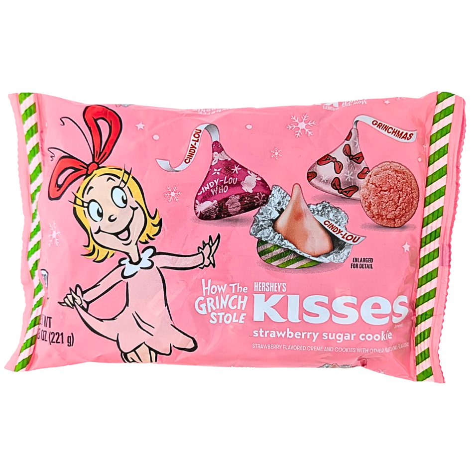 How the Grinch Stole Hershey's Kisses Strawberry Sugar Cookie - 7.8oz