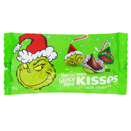Hershey's Kisses Grinch - 7oz - Hershey's Kisses - Holiday Chocolate - Christmas Chocolate - Grinch Hershey Kisses