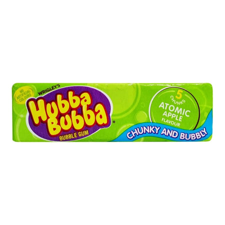 Hubba Bubba Atomic Apple Bubble Gum-UK\