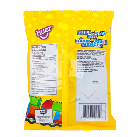 Huer 3D Blocks Gummy Candies - 500 g  Nutrition Facts Ingredients