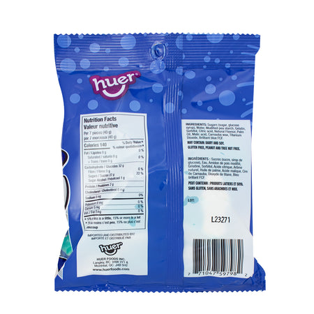 Huer Blue Sharks Gummies - 120g  Nutrition Facts Ingredients