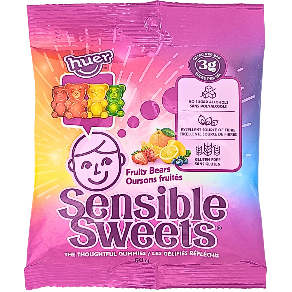 Huer Sensible Sweets Low Sugar Bears - 50g