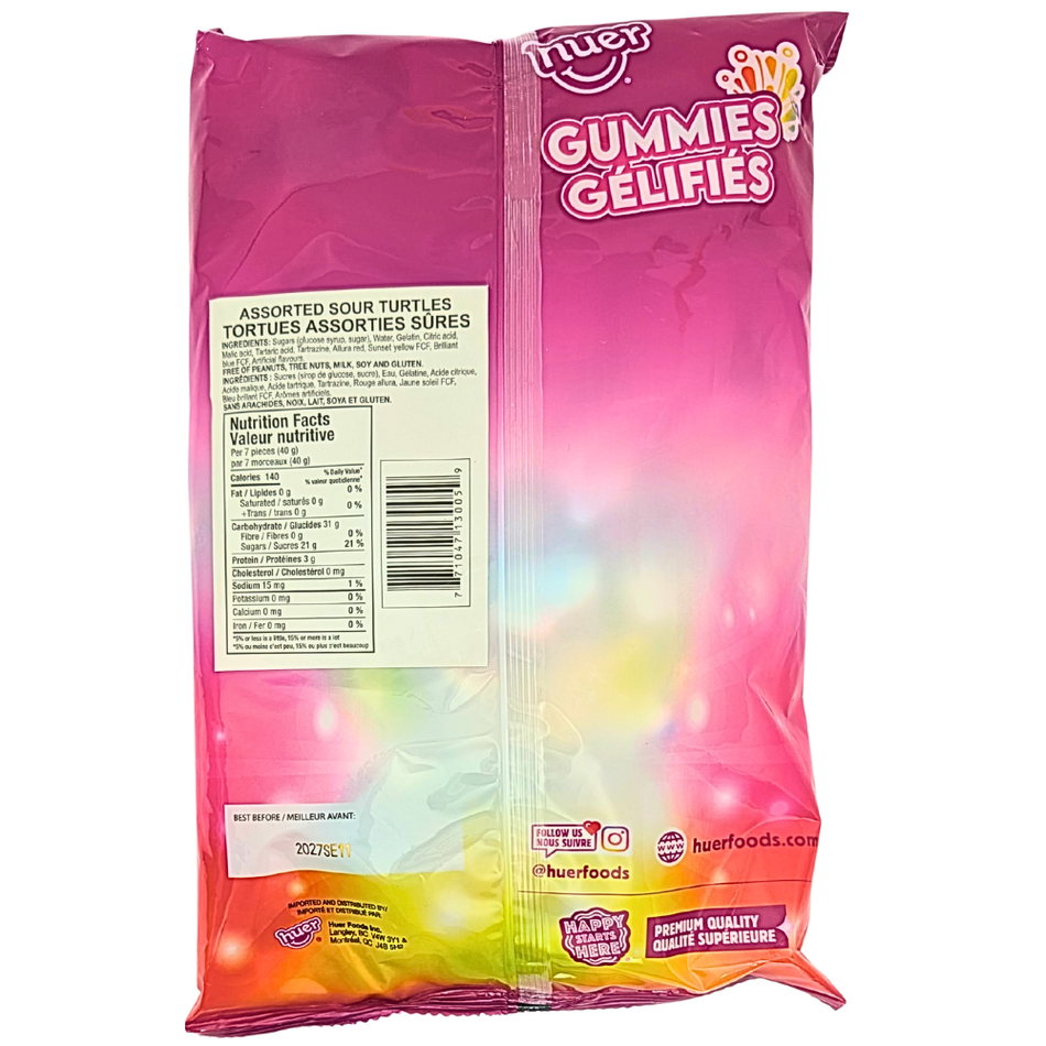 Huer Sour Assorted Turtles - 1kg